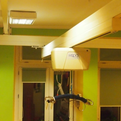 System X-Y podnośnika sufitowego w Warszawie, zainstalowany dla Stowarzyszenia "Tęcza"